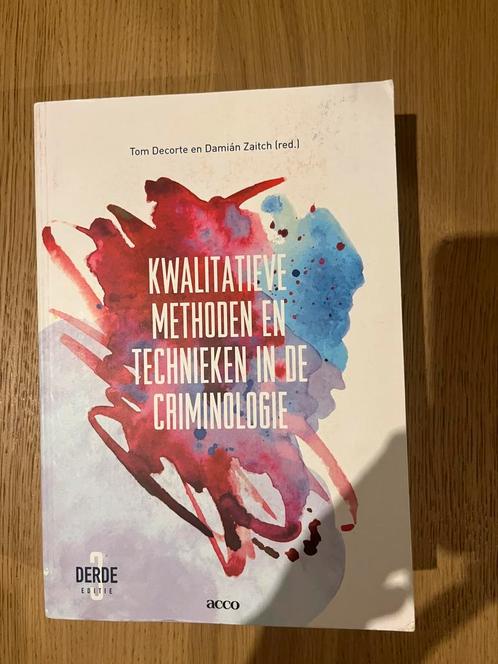 Kwalitatieve methoden en technieken in de criminologie, Boeken, Wetenschap, Zo goed als nieuw, Ophalen of Verzenden
