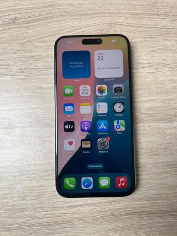iPhone 15 pro max 256giga 95% batterie, Telecommunicatie, Mobiele telefoons | Apple iPhone, 256 GB, Blauw, IPhone 15 Pro Max, Ophalen of Verzenden