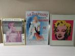miroir rétro, plaque fer, photo sous verre 10€ P, Ophalen, Minder dan 50 cm, Zo goed als nieuw, Minder dan 100 cm