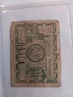 Noodgeld 10 centiemen , 1914 - 1918, Verzenden