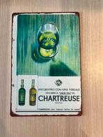 Chartreuse - Plaque metallique, Verzamelen, Ophalen of Verzenden, Zo goed als nieuw