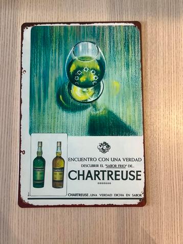 Chartreuse - Plaque metallique beschikbaar voor biedingen