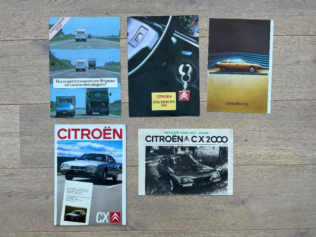 CITROEN CX FOLDERS, Ophalen of Verzenden
