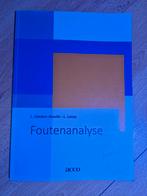 Foutenanalyse, L. Vanden Abeele - L. leroy, Autres niveaux, Comme neuf, Enlèvement