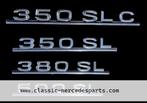 Embleem / typeplaatje Mercedes w107 c107 r107 sl slc, Auto-onderdelen, Ophalen of Verzenden, Gebruikt