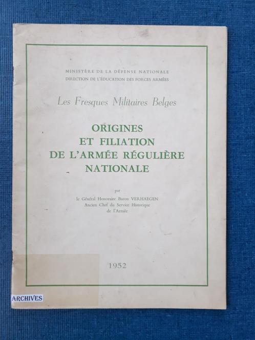 Oorsprong en afstamming van het nationale reguliere leger, Boeken, Oorlog en Militair, Gelezen, Algemeen, Ophalen of Verzenden