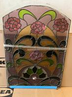 Twee Art Nouveau glas in lood ramen, Doe-het-zelf en Bouw, Ophalen, Zo goed als nieuw, Glas in lood