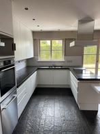 Witte hoekkeuken incl. toestellen – zelf uit te breken, Huis en Inrichting, Keuken | Complete keukens, Ophalen, Zo goed als nieuw