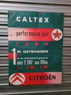 Poster Publicité d'époque "CALTEX CITROEN ID19" 60x80cm, Collections, Comme neuf, Publicité, Affiche ou Poster pour porte ou plus grand