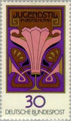 Y&T 770-72–Michel 923-25- 1976 - Jugendstil - postfris - XXX, Ophalen of Verzenden, BRD, Postfris