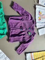 paarse gillet, pull, trui met knopen, 74, Kinderen en Baby's, Babykleding | Maat 74, Ophalen of Verzenden, Zo goed als nieuw