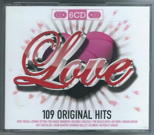 109 Original Hits - Love (6cd), Cd's en Dvd's, Cd's | Verzamelalbums, Gebruikt, Pop, Ophalen of Verzenden