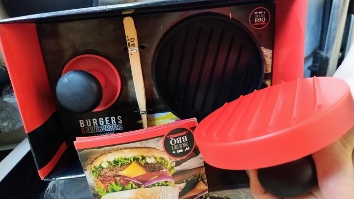 Hamburger, Burger, Press, Vorm, Huis en Inrichting, Keuken | Keukenbenodigdheden, Nieuw, Ophalen
