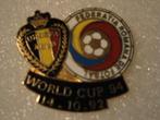 Pin World Cup 94 Belgique-Roumanie, Enlèvement ou Envoi, Comme neuf
