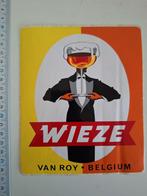 Oude grote sticker brouwerij Van Roy Wieze 1974, Ophalen of Verzenden, Zo goed als nieuw