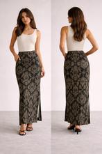 Baroque Print Maxi Rok – Zwart/Goud, Ophalen of Verzenden, Zo goed als nieuw, Maat 34 (XS) of kleiner, Zwart
