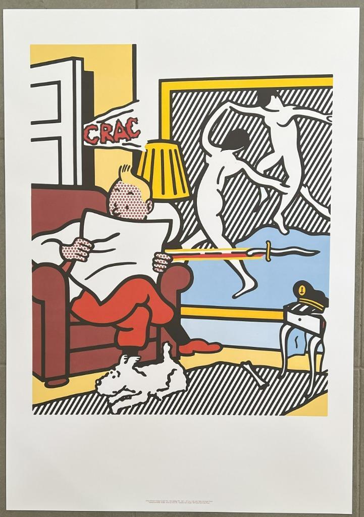 Tin-Tin reading, Antiek en Kunst, Kunst | Overige Kunst, Ophalen of Verzenden