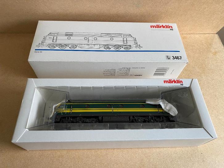NMBS SNCB Belgische diesel trein Märklin 3467 ( 5504 ), Hobby en Vrije tijd, Modeltreinen | H0, Zo goed als nieuw, Locomotief