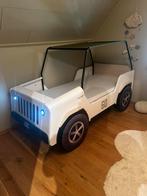 Kinderbed jeep met verlichting, Ophalen, Zo goed als nieuw, Lattenbodem