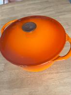 Retro kookpot Le Creuset - Cousances, Huis en Inrichting, Keuken | Potten en Pannen, Ophalen, Gebruikt, Gietijzer, Koekenpan of Braadpan