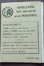 RTT. Regie Telegraaf en Telefoon. Handleiding Personeel 1950, Telecommunicatie, Ophalen of Verzenden