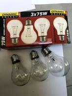 NIEUW 75 W Dynamic Energy-lampen, doos van drie, Nieuw, E27 (groot), Ophalen of Verzenden, 60 watt of meer