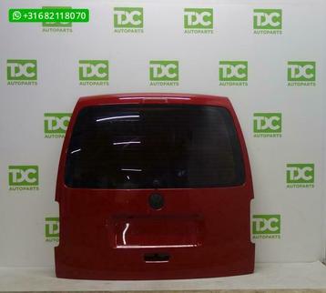 Volkswagen Caddy ('03-'15) Achterklep rood met ruit