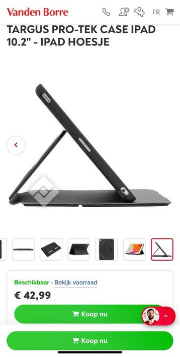 Targus Pro-Tek Case Ipad 10,2” - Ipad hoes NIEUW beschikbaar voor biedingen