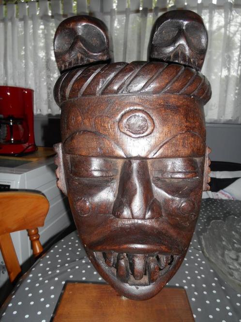 Afrikaans masker IBIBIO, Antiek en Kunst, Antiek | Keramiek en Aardewerk, Ophalen