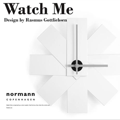 Horloge murale Watch Me de New Normann Copenhagen, blanche, Maison & Meubles, Accessoires pour la Maison | Horloges, Neuf, Horloge murale