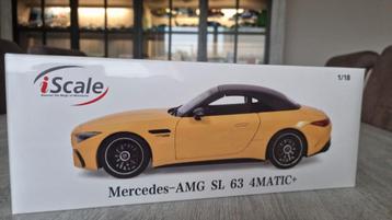 Mercedes-Benz SL63 AMG iScale 1/18 Nieuw 