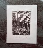 Houtsnede Koolmijnen van Limburg door Frans Masereel, Antiek en Kunst, Ophalen of Verzenden