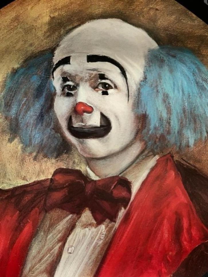 Poster Stanley Roseman Signed - Clown, Verzamelen, Posters, Gebruikt, Overige onderwerpen, A1 t/m A3, Rechthoekig Staand, Ophalen of Verzenden