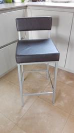 Set van 4 hoge barstoelen/krukken (65H x 38 B x 43D), Huis en Inrichting, Barkrukken, Ophalen, Met voetsteun, 60 tot 90 cm, Zo goed als nieuw