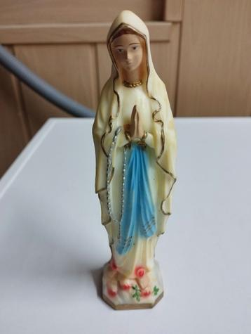Een Maria beeldje kleur wit en blauw, Enlèvement, Comme neuf