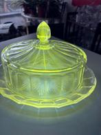 Val Saint Lambert stolp in mangaanglas ., Huis en Inrichting, Woonaccessoires | Stolpen, Ophalen, Zo goed als nieuw