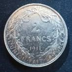 2 frank 1911 FR - Albert I, Verzenden, Zilver, Losse munt, Zilver