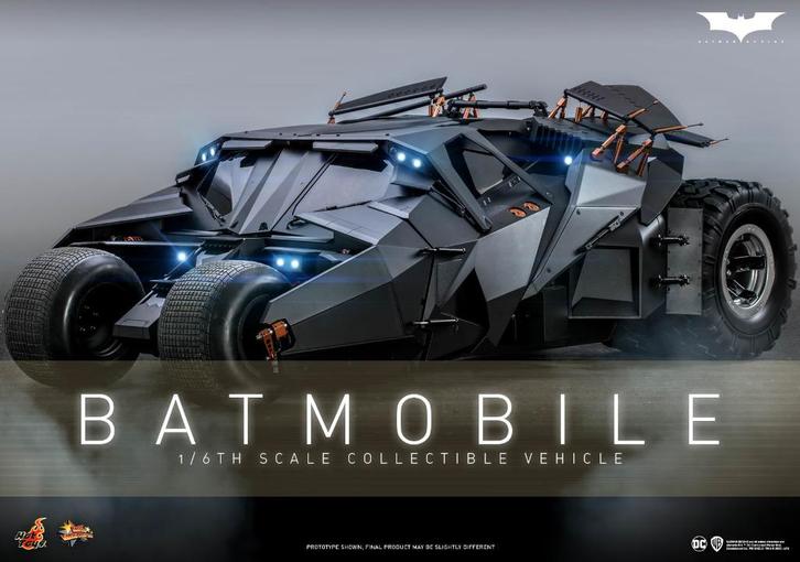 Hot toys batmobile MMS596 - NIEUW verpakt, Collections, Cinéma & Télévision, Neuf, Film, Enlèvement