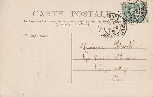 1900 - FRANKRIJK - Kaart - Allegorie (Type Blanc)[Y&T 111], Postzegels en Munten, Postzegels | Europa | Frankrijk, Gestempeld