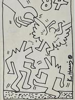 Keith Haring, tekening. Verkocht met Premium-frame, Ophalen of Verzenden