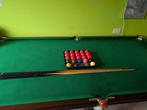 Kleine snookertafel, Sport en Fitness, Ophalen, Zo goed als nieuw, Snookertafel