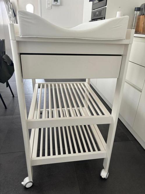 Verzorgingstafel Lukas White Troll Nursery, Kinderen en Baby's, Kinderkamer | Commodes en Kasten, Zo goed als nieuw, Ophalen