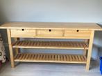 Sidetable/werktafel, Huis en Inrichting, Tafels | Sidetables, Ophalen, Gebruikt, 150 tot 200 cm, 25 tot 50 cm