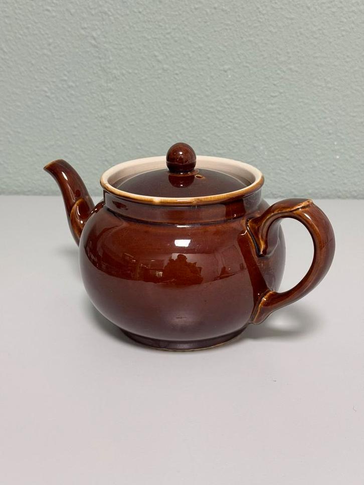 VINTAGE Villeroy & Boch Brown Betty theepot Made Luxembourg, Antiek en Kunst, Antiek | Servies los, Ophalen of Verzenden