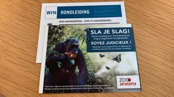 2 Toegangsticket Zoo Antwerpen - Zoo Planckendael