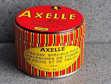 Belle ancienne boîte de graisse "Axelle" Astor Belgiqu