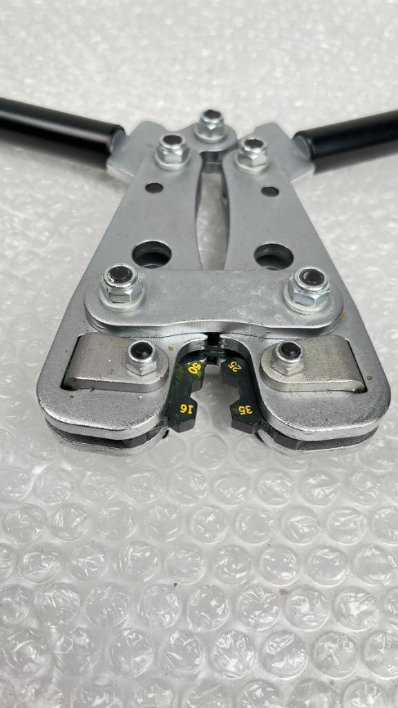 Handmatige krimptang persgereedschap kabels connectoren, Doe-het-zelf en Bouw, Gereedschap | Handgereedschap, Zo goed als nieuw