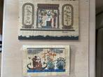 2 Perkamenten - Papyrussen - oorsprong Egypte, Antiek en Kunst, Ophalen of Verzenden