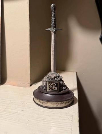 Lord of the Rings Sting Miniatuurzwaard, Enlèvement ou Envoi, Comme neuf, Statue ou Buste
