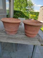 Bloempotten, Jardin & Terrasse, Pots de fleurs, 25 à 40 cm, Jardin, Terracotta, Rond